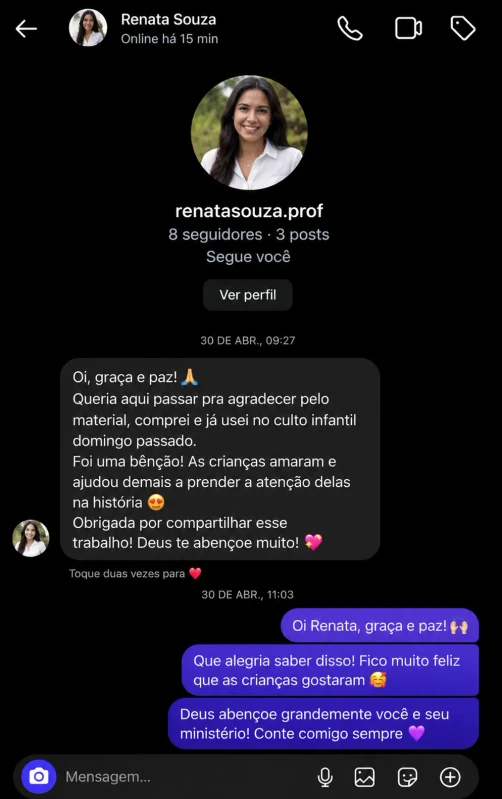 Depoimento real 2 de uma professora