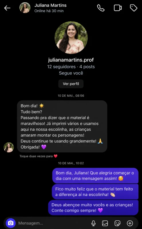 Depoimento real 3 de uma professora