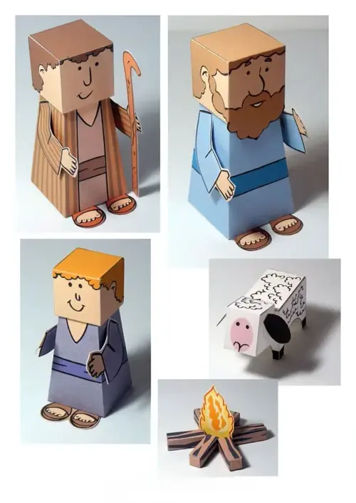 Personagens bíblicos montados — exemplo 4